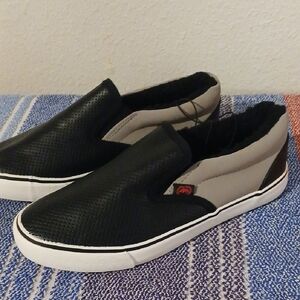 Ecko Unlimited Black and Gray Men's Loafers